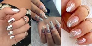 Uñas plateadas: los diseños más elegantes y modernos