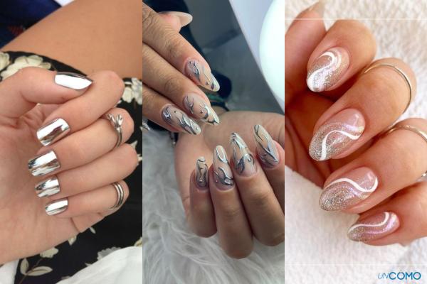 Uñas plateadas: los diseños más elegantes y modernos