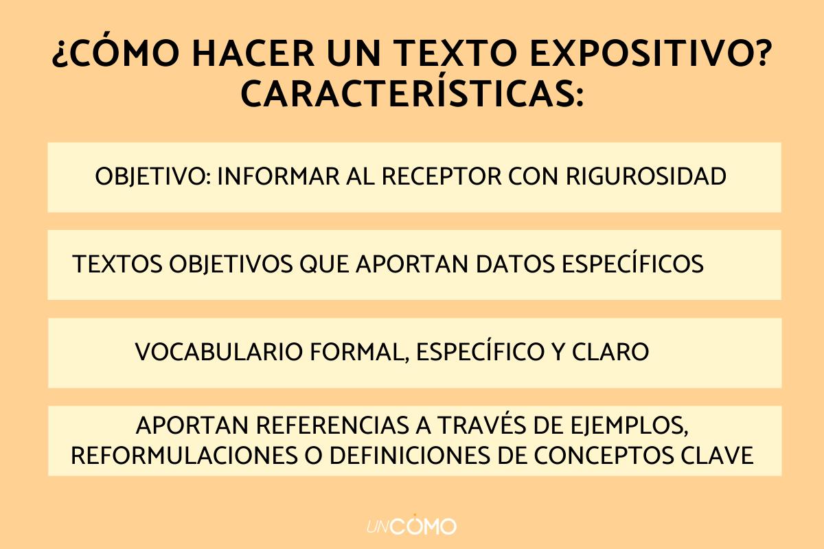 ¿Cómo hacer un texto expositivo?
