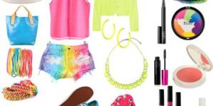 Cómo llevar colores neón