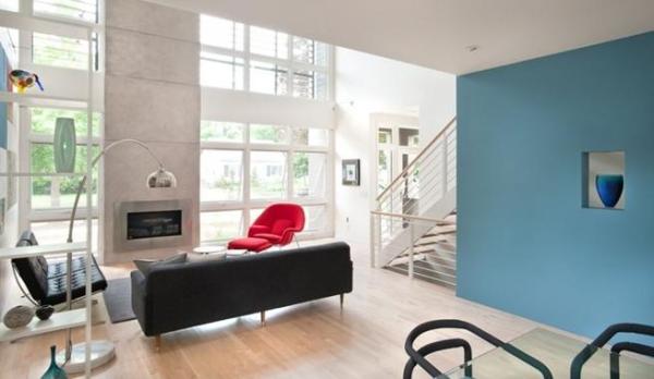 Cómo pintar un salón en dos colores