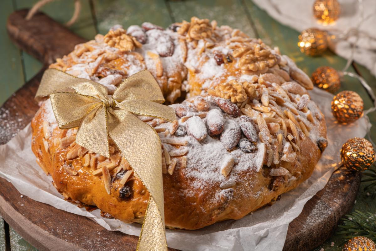 Bolo Rainha: el roscón de Reyes portugués con frutos secos