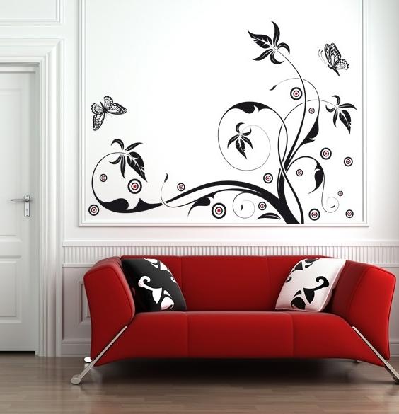 Cómo decorar una pared con vinilos decorativos