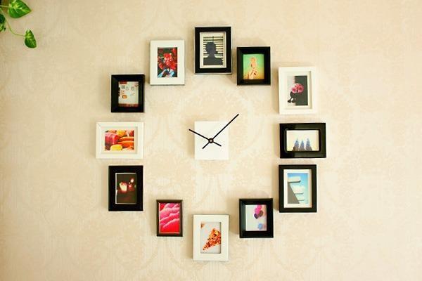 Cómo crear un reloj original - Reloj hecho con fotografías 