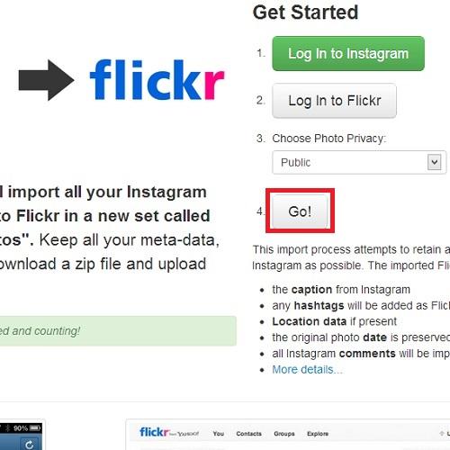 Cómo subir mis fotografías de Instagram a Flickr de manera automática - Paso 4