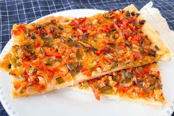 Descubre la coca de trampó mallorquina original con verduras al horno - Paso 9