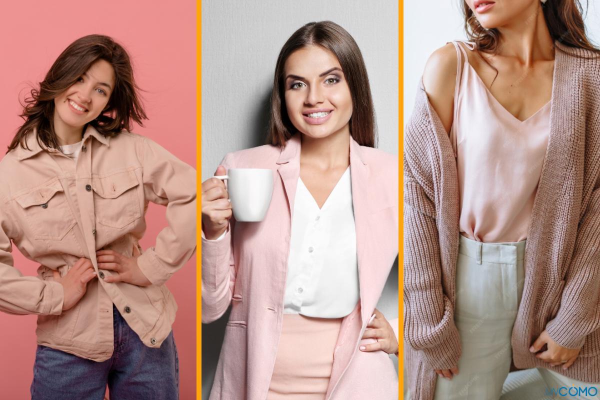 Qué colores combinan con el rosa palo