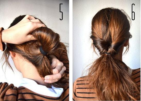 Cómo hacer un recogido sencillo - Paso 4