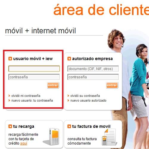 Cómo consultar el estado de mi permanencia en Orange - Paso 1