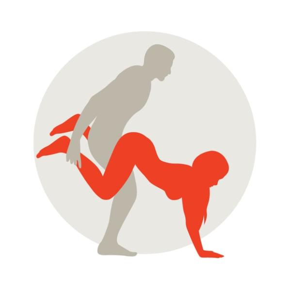 5 posturas para adelgazar haciendo el amor - La carretilla