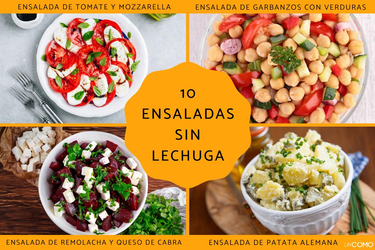 Ensaladas sin lechuga: recetas muy refrescantes