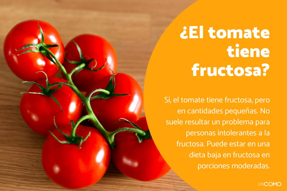 ¿El tomate tiene fructosa? ¿Es apto para personas intolerantes o no?