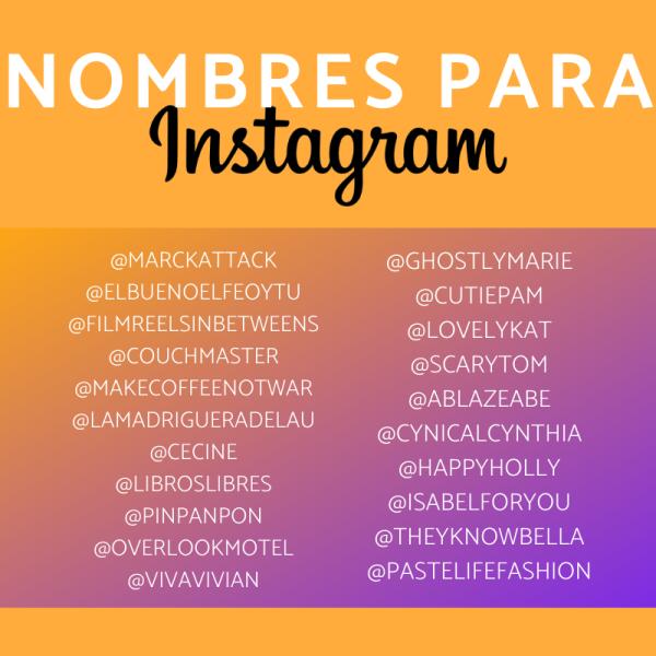Generador de Nombres para Instagram: Encuentra el Ideal para tu Perfil 33 nombres para instagram 50274 600 square