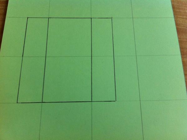 Cómo hacer una caja de cartulina con plantilla - Paso 6