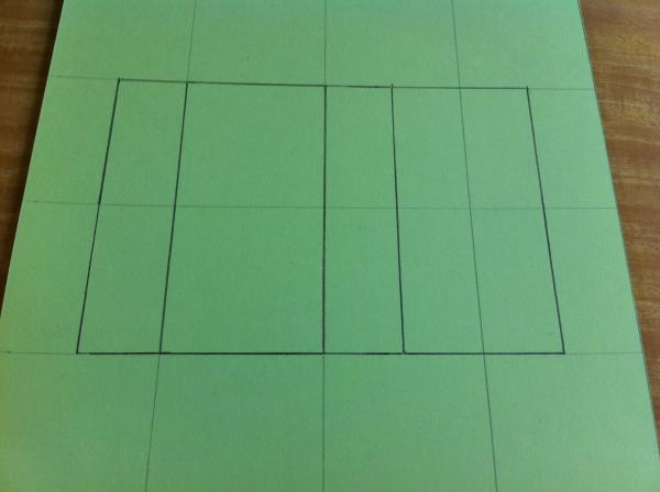 Cómo hacer una caja de cartulina con plantilla - Paso 7