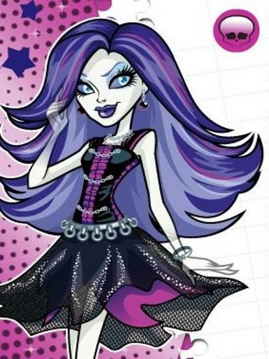 Cómo se llaman las Monster High - Spectra Vondergeist