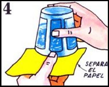 Cómo hacer el truco de magia el agua flotante - Paso 4