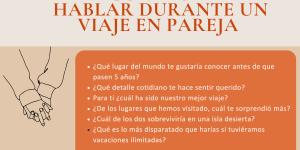 Preguntas para hablar durante un viaje en pareja