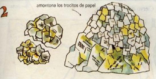 Cómo hacer campos de siembra de cartón piedra - Paso 2