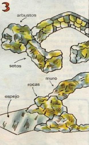 Cómo hacer campos de siembra de cartón piedra - Paso 3