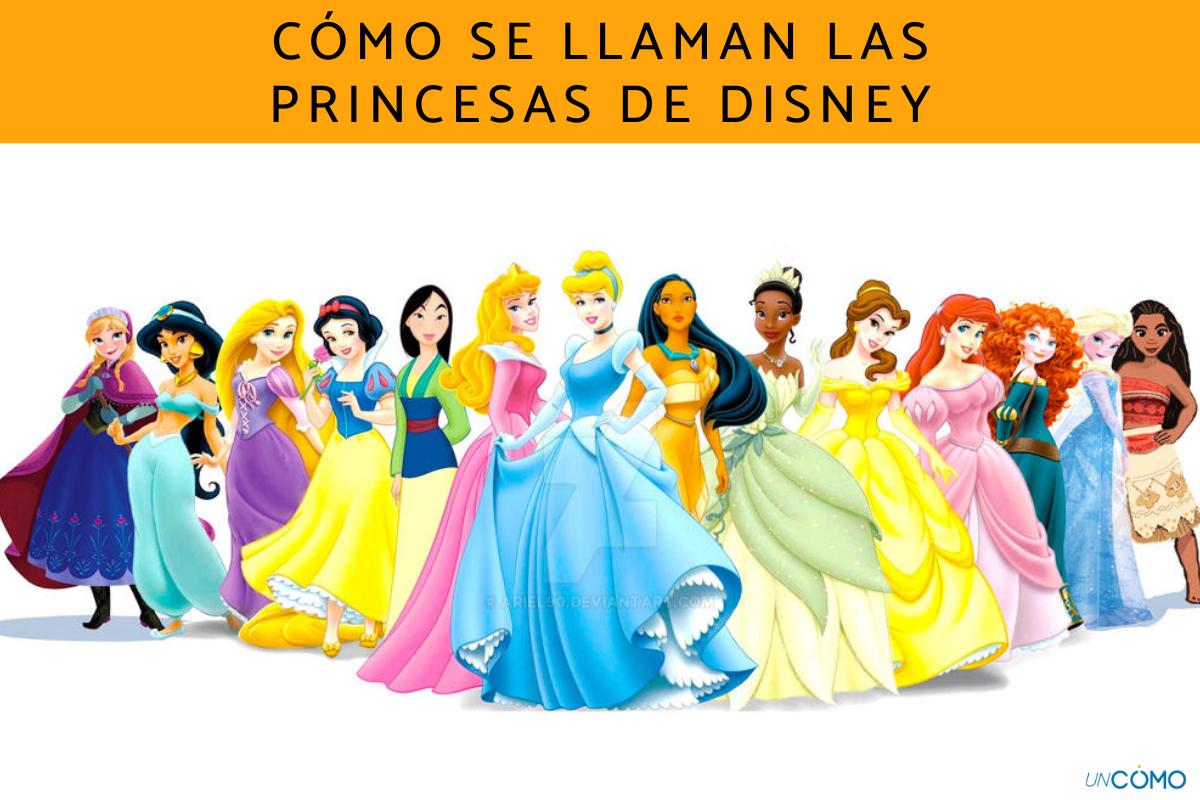 Cómo se llaman las princesas de Disney
