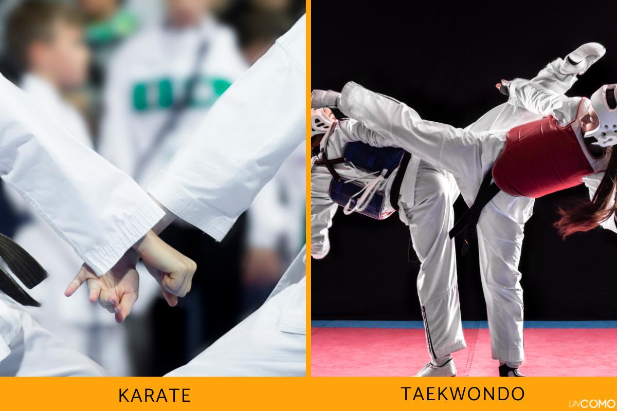 Diferencia entre karate y taekwondo: descubre estas artes marciales