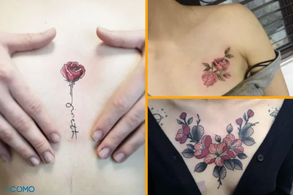dibujos de tatuajes en el pecho para mujeres