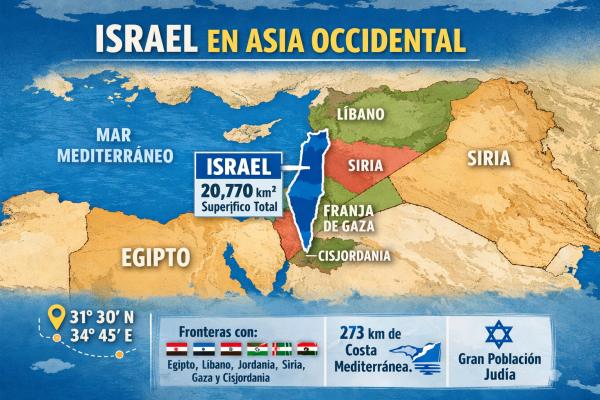 ¿Dónde está Israel en el mapa? País, región y fronteras - ¿Dónde se encuentra Israel? Detalles clave sobre la ubicación de Israel 