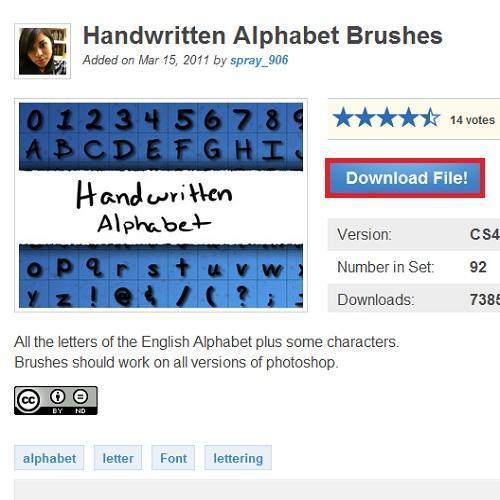 Cómo instalar brushes en Photoshop - Paso 2