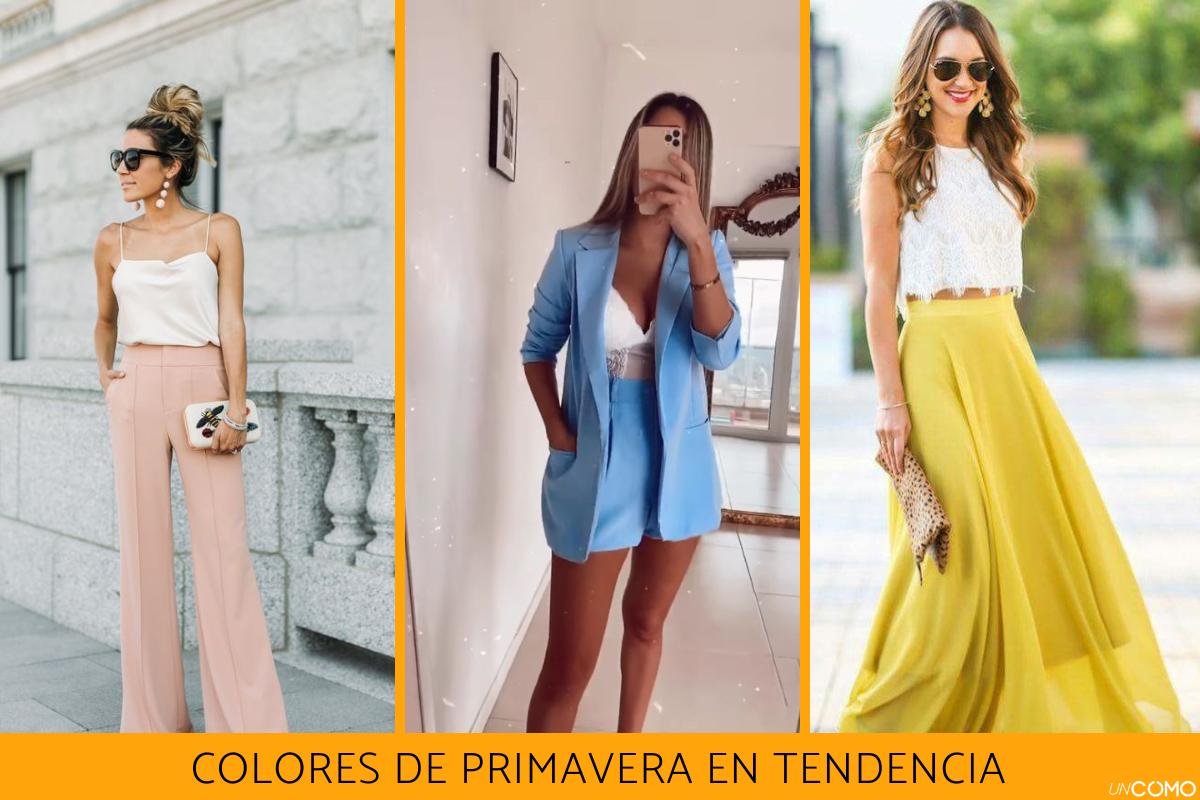 Colores de primavera en tendencia