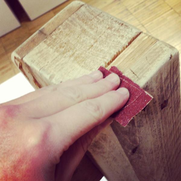 Cómo hacer un zapatero con palets - Paso 2