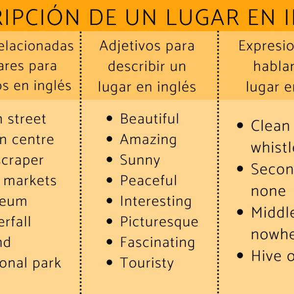 adjetivos en ingles