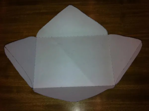 como se hace un sobre de papel