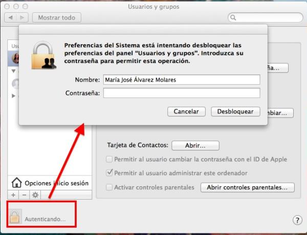 Cómo crear un usuario en Mac - Paso 3
