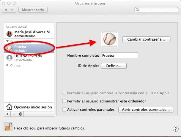 Cómo crear un usuario en Mac - Paso 5