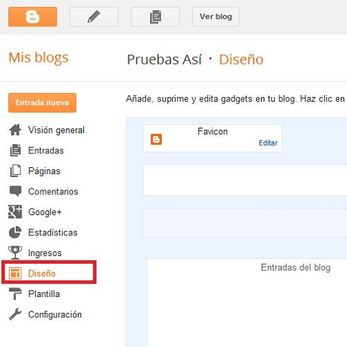 Cómo habilitar suscripciones en mi blog de Blogger - Paso 2