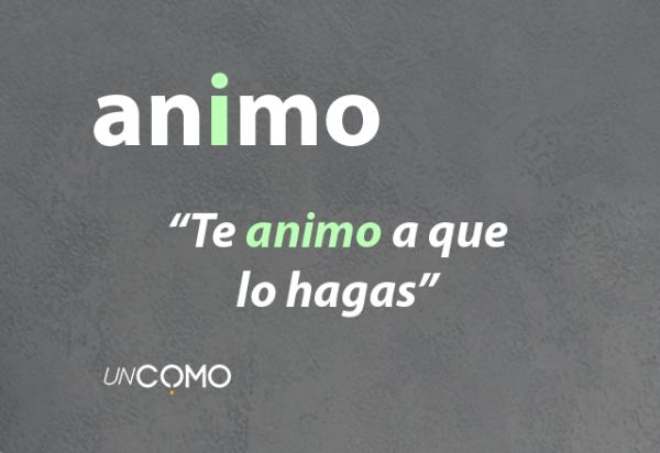 Cómo se escribe animo, ánimo o animó - Significado de animo sin tilde