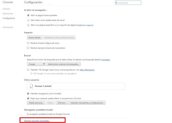 Cómo bloquear una página web en Google Chrome - Paso 2