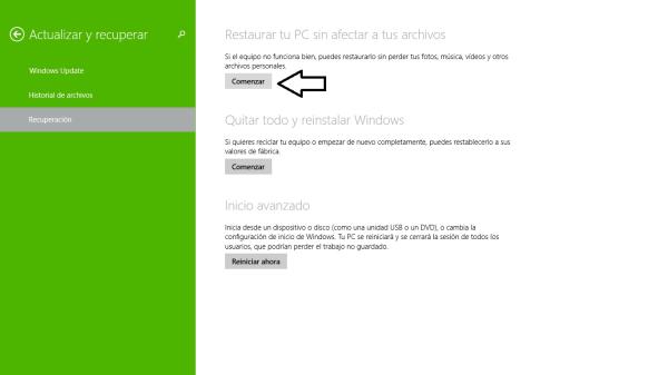 Cómo restaurar Windows 8 - Paso 6