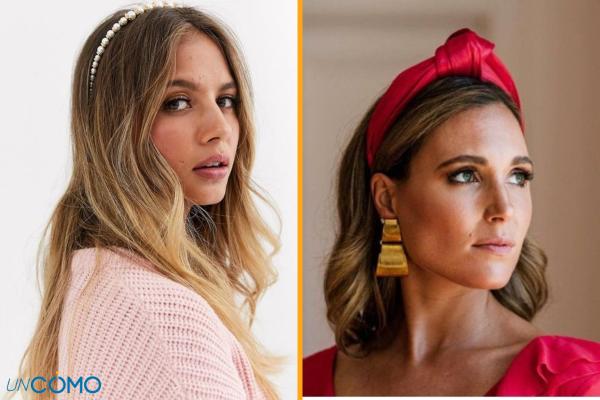 Ideas de peinados para Navidad - Pelo suelto con diadema