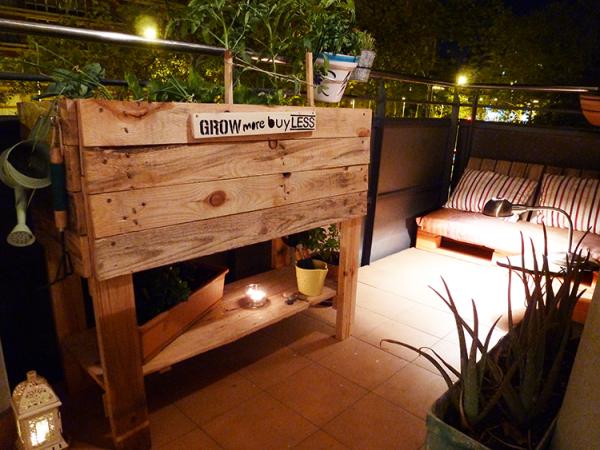 Cómo hacer un huerto urbano casero - las mejores ideas - Huertos urbanos con pallets
