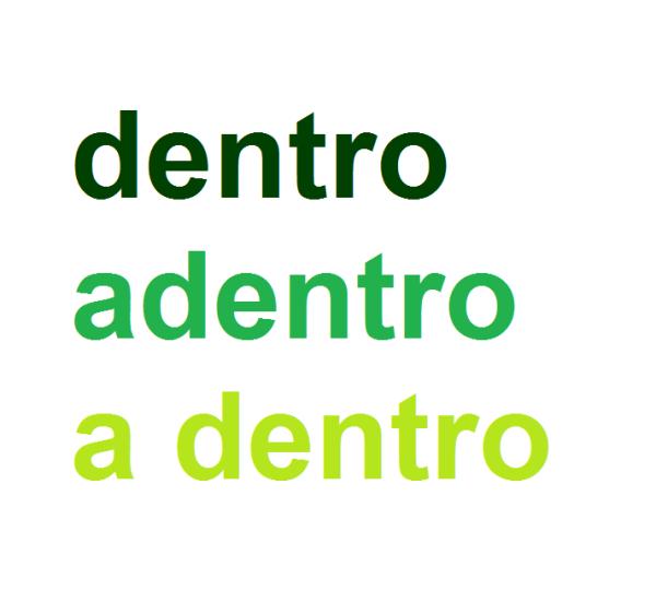 Cuál es la diferencia entre dentro, adentro y a dentro