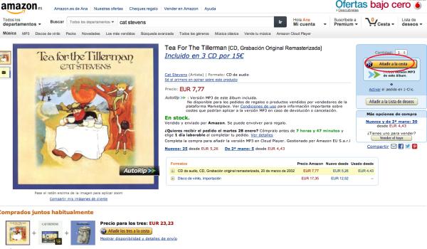 Cómo comprar en Amazon desde España - Paso 1