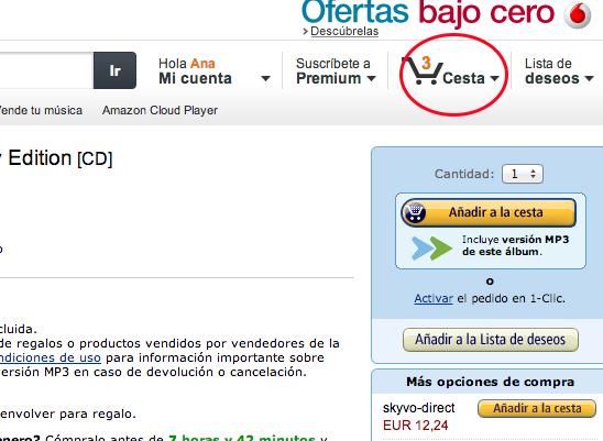 Cómo comprar en Amazon desde España - Paso 2