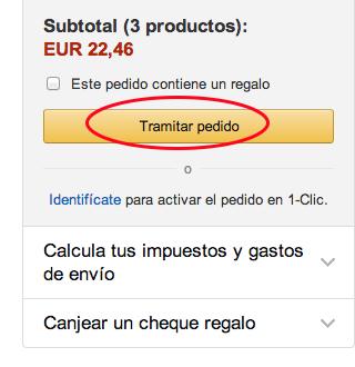 Cómo comprar en Amazon desde España - Paso 3
