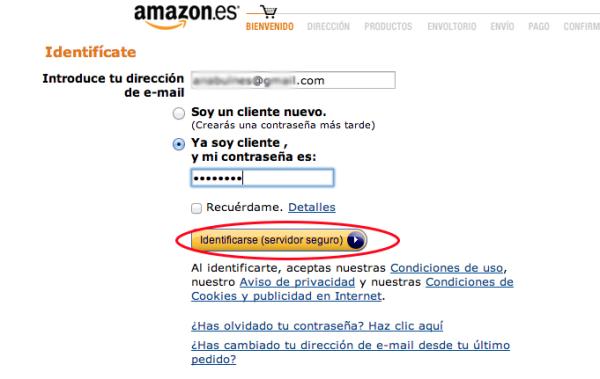 Cómo comprar en Amazon desde España - Paso 4