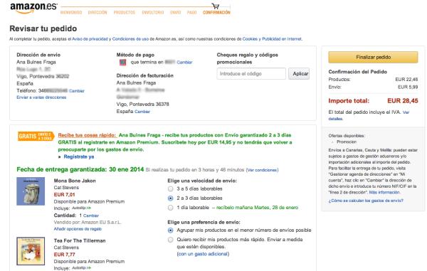 Comprar amazon españa outlet
