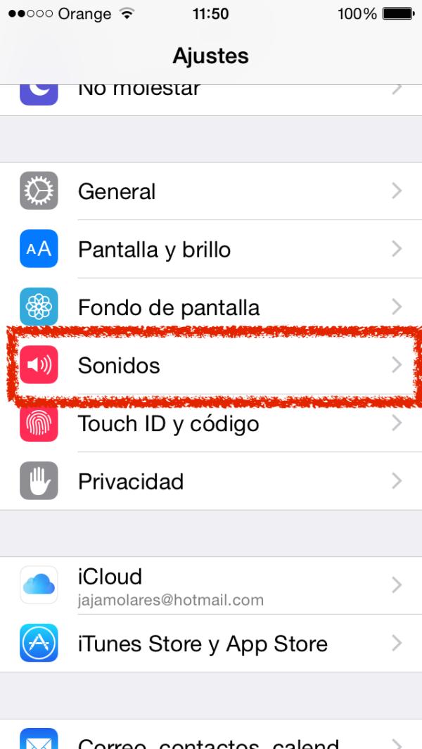 Cómo hacer que mi iPhone suene más fuerte - Paso 2