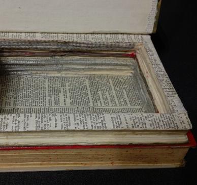 Cómo hacer una caja con libros