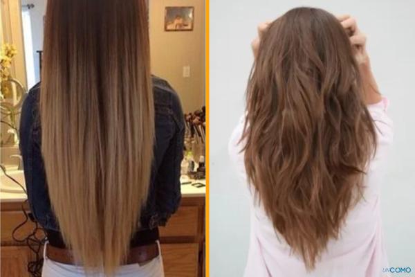 Cortes de pelo en pico para mujer: ideas para llevar esta tendencia en V - Corte en V con puntas desmechadas